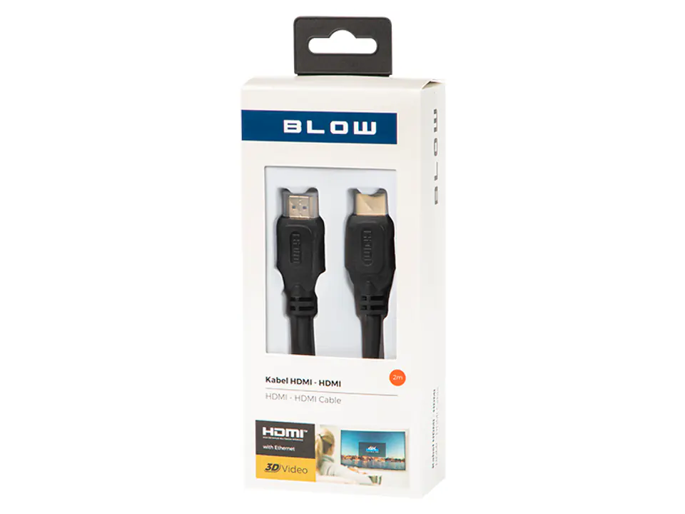 ⁨96-643# Przył.hdmi-hdmi classic proste 2m⁩ w sklepie Wasserman.eu