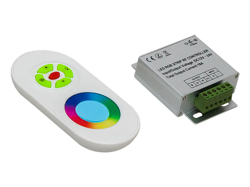 ⁨RGB LED strip driver with remote control (1PH)⁩ at Wasserman.eu