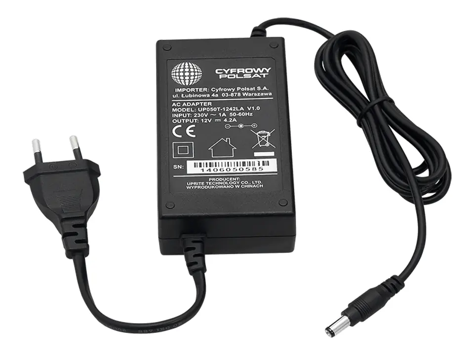 ⁨Power supply for Polsat 12V/4,2A set-top boxes⁩ at Wasserman.eu