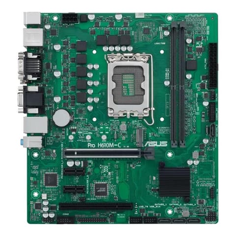 ⁨ASUS Pro H610M-C-CSM - bundkort - micr⁩ at Wasserman.eu