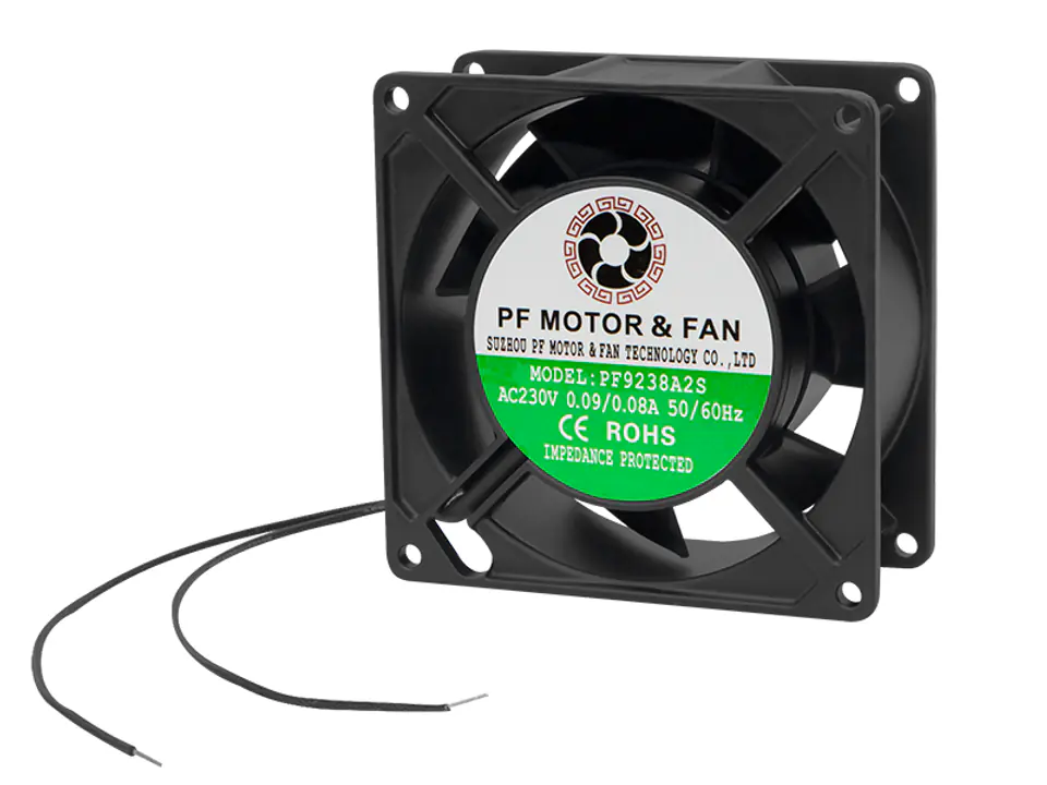 ⁨Fan 92x38mm 230V sliding⁩ at Wasserman.eu