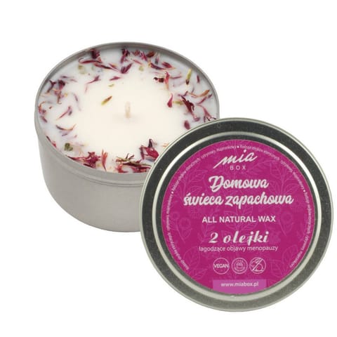 ⁨MIA BOX Domowa Świeca zapachowa 2 olejki - MENOPAUZA 160g⁩ w sklepie Wasserman.eu