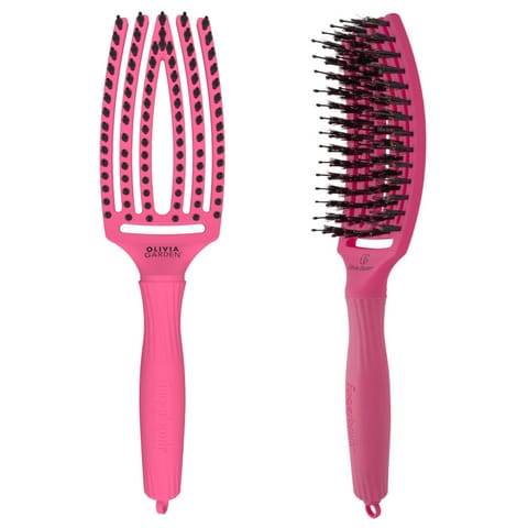 ⁨OLIVIA GARDEN Szczotka do włosów Combo Hot Pink Fingerbrush⁩ w sklepie Wasserman.eu