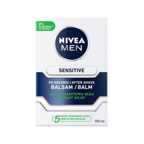 ⁨NIVEA Men Sensitive Balsam po goleniu łagodzący 100 ml⁩ w sklepie Wasserman.eu