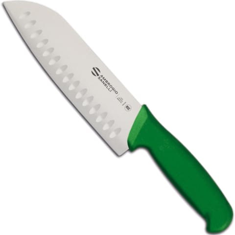 ⁨Nóż Santoku ze szlifem kulowym SUPRA COLORE HACCP 180/310 mm - zielony⁩ w sklepie Wasserman.eu