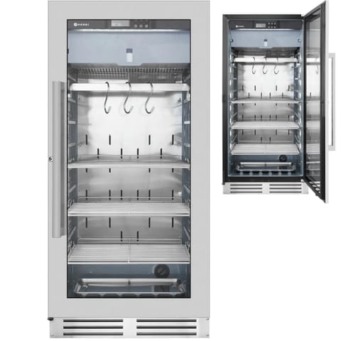 ⁨Szafa do sezonowania dojrzewania mięsa 233 l 170 W 595x760x1270 mm⁩ w sklepie Wasserman.eu