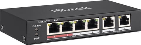 ⁨Switch PoE Hilook by Hikvision SW-06-POE 6-PORTOWY⁩ w sklepie Wasserman.eu