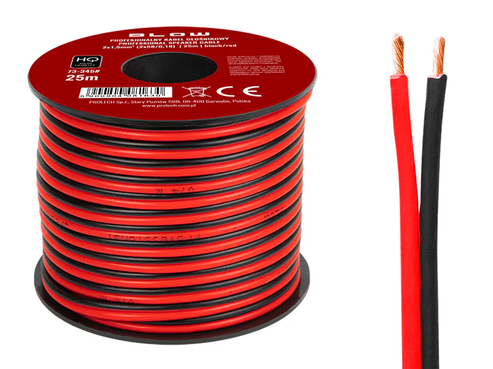 ⁨Volume high.2x1,50mm black-red 25m⁩ at Wasserman.eu