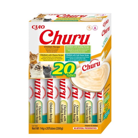 ⁨INABA Churu Variety box Chicken - cat treats - 20 x 14g⁩ at Wasserman.eu