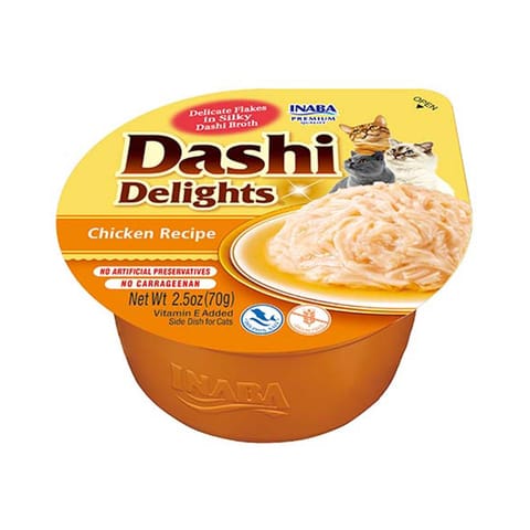 ⁨INABA Dashi Delights Chicken in broth - cat treats - 70g⁩ at Wasserman.eu