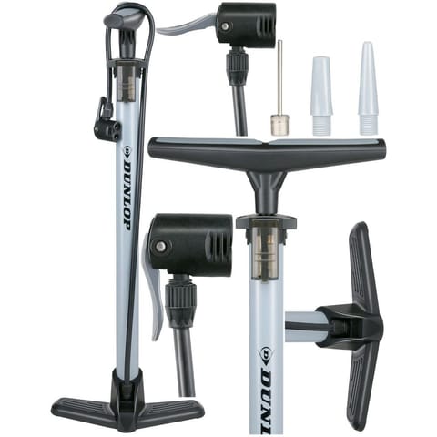 ⁨POMPKA WARSZTATOWO ROWEROWA DUNLOP 140 PSI (9.6BAR) SZARY⁩ w sklepie Wasserman.eu