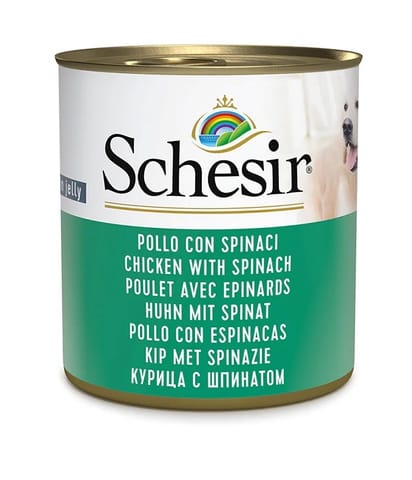 ⁨SCHESIR Adult Kurczak z szpinakiem 285g⁩ w sklepie Wasserman.eu