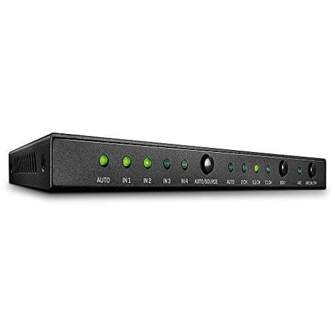 ⁨LINDY 4 Port HDMI 2.0 18G Switch mit Audio⁩ at Wasserman.eu