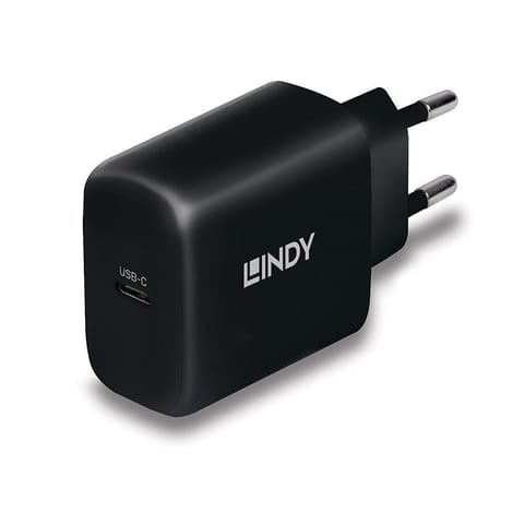 LINDY USB Ladegerät Typ C GaN Charger 65W, schwarz at Wasserman.eu