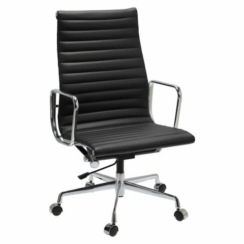 ⁨Office chair CH1191T black/chrome (Black)⁩ at Wasserman.eu