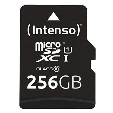 SD MicroSD Card 256GB Intenso SDXC UHS-I Class10 at Wasserman.eu