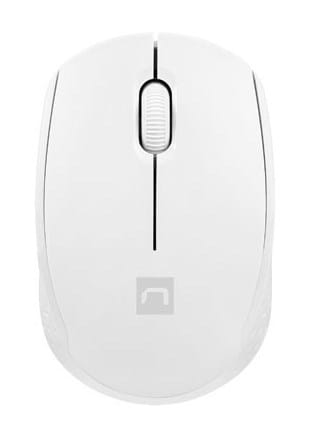 ⁨NATEC MYSZ BEZPRZEWODOWA STORK 1600DPI BIAŁA NMY-2188⁩ w sklepie Wasserman.eu