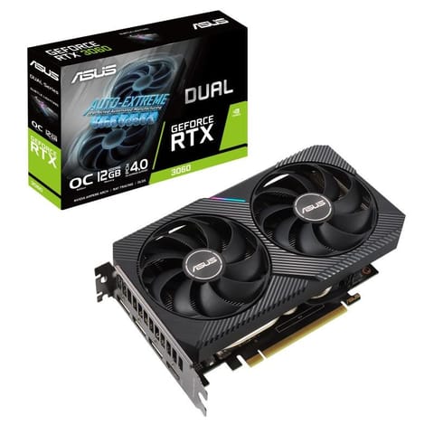 ⁨VGA PCIE16 RTX3060 12GB GDDR6/DUAL-RTX3060-O12G-V2 ASUS⁩ at Wasserman.eu