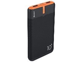 ⁨Power bank TRACER EnerGo 10000mAh black/orange⁩ w sklepie Wasserman.eu