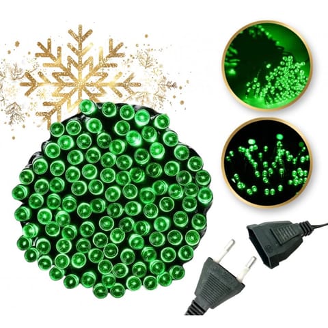 ⁨Światełka lampki wewnętrzne/zewnętrzne 200 LED Zielone LAMP02ZIE⁩ w sklepie Wasserman.eu