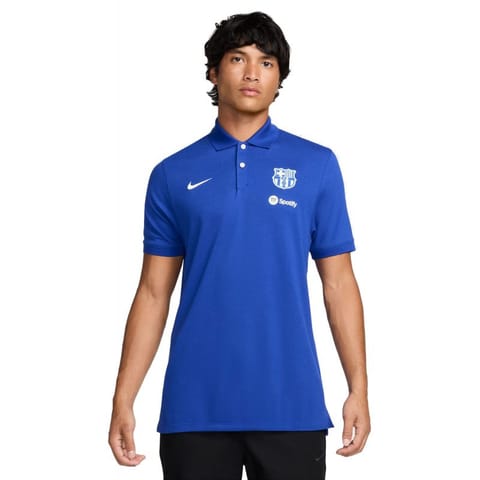 ⁨Koszulka polo Nike FC Barcelona Dri-Fit 2.0 M FN8286 (kolor Niebieski, rozmiar L (183cm))⁩ w sklepie Wasserman.eu