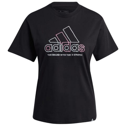 ⁨Koszulka adidas Xpress Logo W (kolor Czarny, rozmiar M)⁩ w sklepie Wasserman.eu