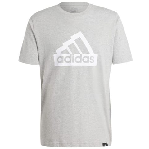 ⁨Koszulka adidas Modern Essentials Graphic M (kolor Szary/Srebrny, rozmiar L)⁩ w sklepie Wasserman.eu