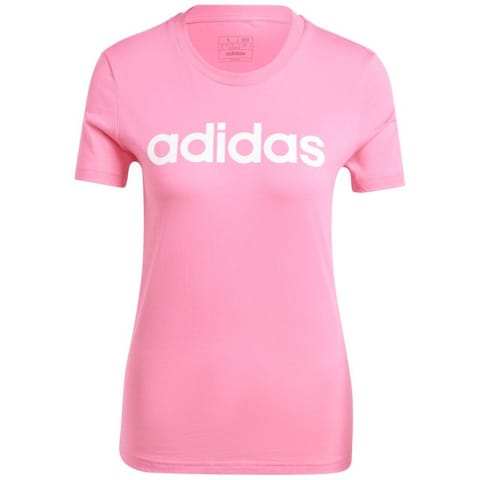 ⁨Koszulka adidas Loungewear Essentials Slim Logo Tee W (kolor Różowy, rozmiar XL)⁩ w sklepie Wasserman.eu