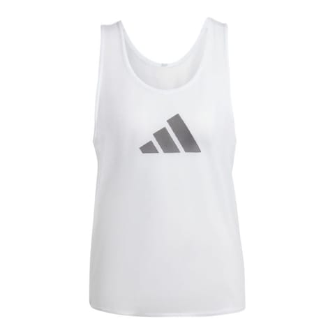 ⁨Znacznik adidas Training 24 BIB (kolor Biały, rozmiar S (173cm))⁩ w sklepie Wasserman.eu