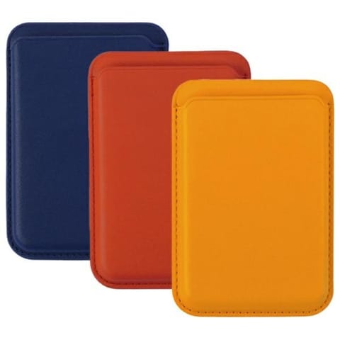 ⁨4smarts Portfel Magnetic Case RFID na karty kredytowe Magcase zestaw (blue/red/yellow) 541048⁩ w sklepie Wasserman.eu