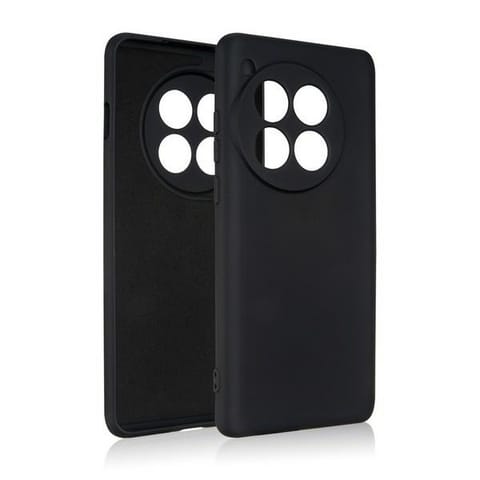 ⁨Beline Etui Silicone OnePlus 12 5Gczarny/black⁩ w sklepie Wasserman.eu