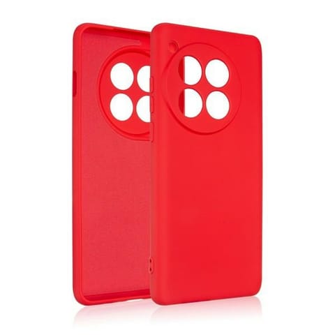 ⁨Beline Etui Silicone OnePlus 12 5G czerwony/red⁩ w sklepie Wasserman.eu