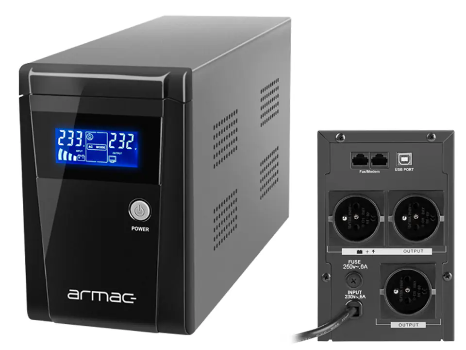 ⁨Emergency power supply Armac UPS OFFICE LINE-INTERACTIVE O/1000F/LCD⁩ at Wasserman.eu