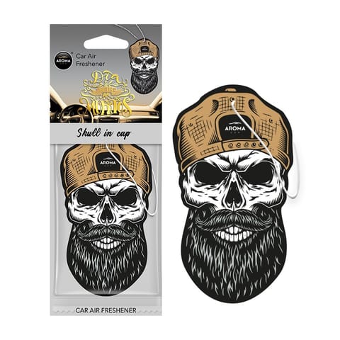 ⁨Odświeżacz powietrza aroma car muertos skull in a cap⁩ w sklepie Wasserman.eu