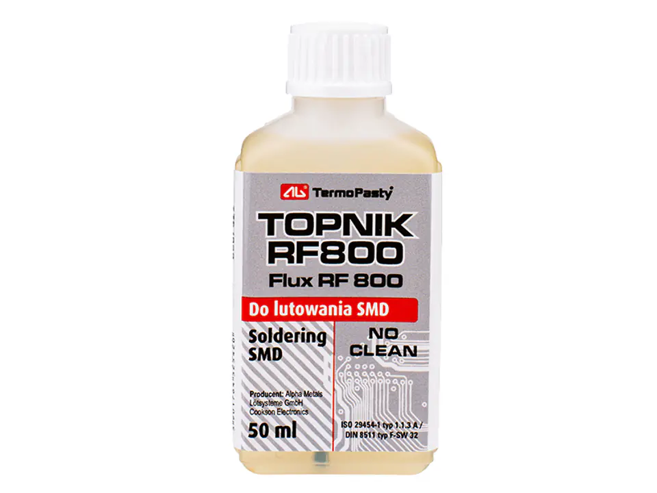 ⁨4194# Topnik rf800 do smd 50 ml.ag z pędzelek⁩ w sklepie Wasserman.eu