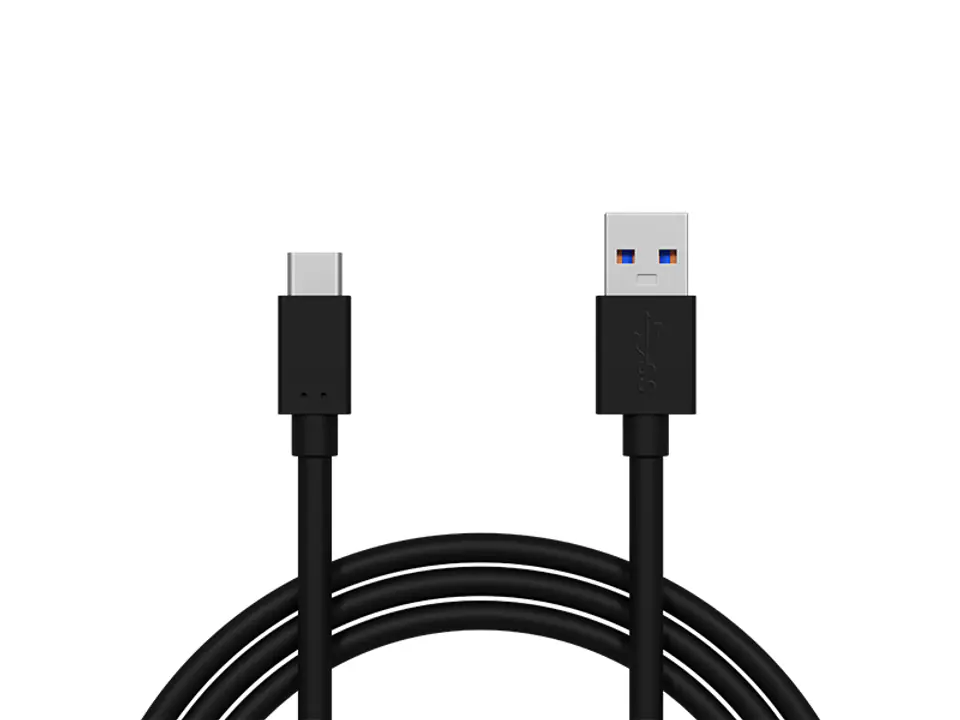 ⁨66-121# Przył.usb 3.0 a - usb-c 0,5m czarne bl⁩ w sklepie Wasserman.eu