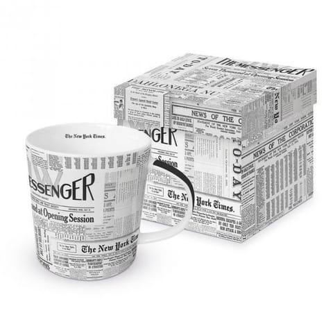 Wiadomości Kubek Porcelanowy w Ozdobnym Pudełku 350 ml w sklepie Wasserman.eu