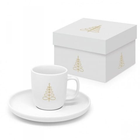 ⁨Nastrój Filiżanka Porcelanowa Espresso w Ozdobnym Pudełku 90 ml⁩ w sklepie Wasserman.eu