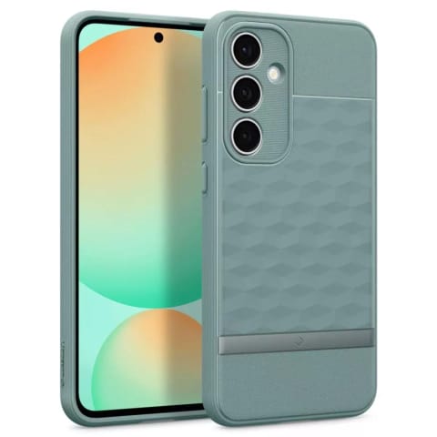 ⁨Etui Caseology Parallax do Samsung Galaxy S24 FE sadge green⁩ w sklepie Wasserman.eu