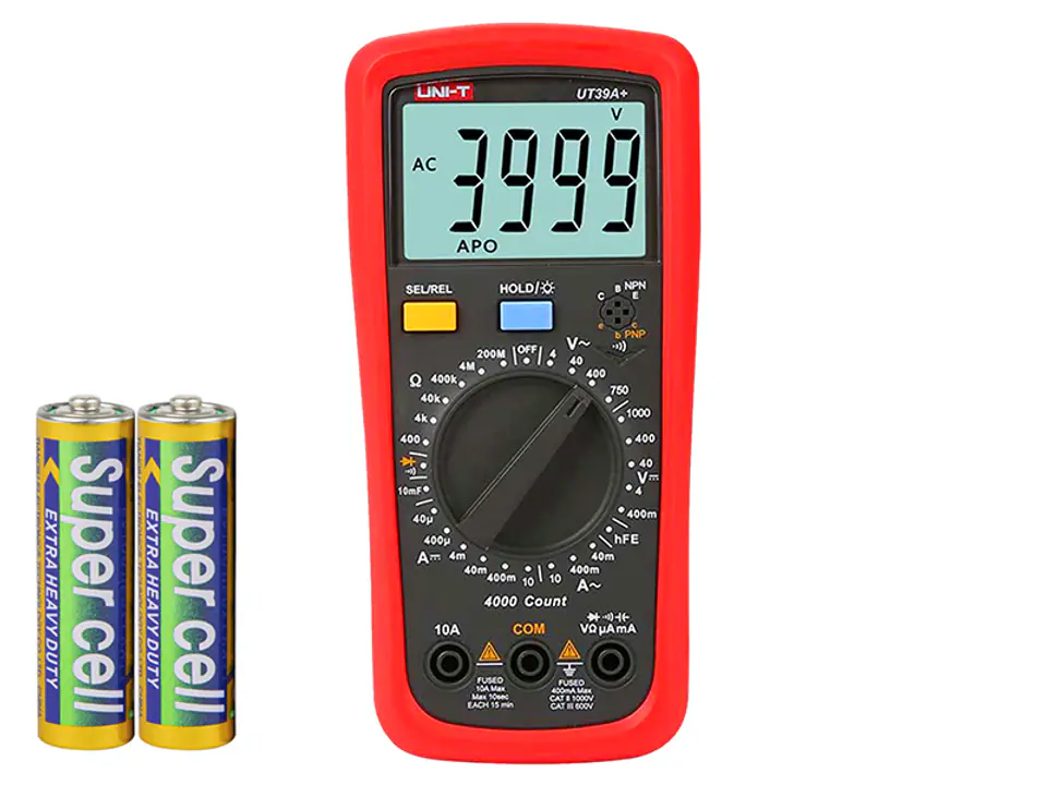 ⁨UT39A+ UNI-T meter⁩ at Wasserman.eu