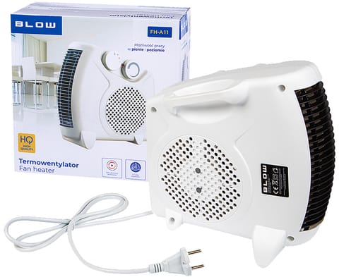 ⁨Markowy termowentylator 2000W Blow FH-A11 Farelka pion poziom. Piecyk⁩ w sklepie Wasserman.eu