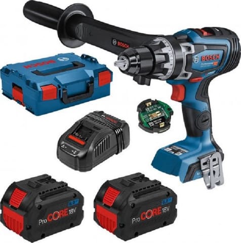 ⁨Bosch GSB 18V-150 C 18V Drill Driver 2 x 8 Ah Battery⁩ at Wasserman.eu