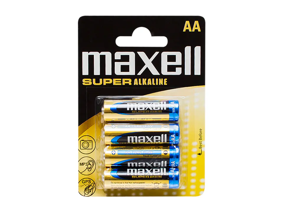 ⁨4 szt. Bateria alkaiczna AA 1.5 LR6 MAXELL⁩ w sklepie Wasserman.eu