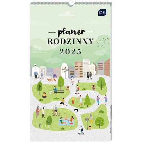 ⁨Kalendarz planer rodzinny 2026 25x43 Piccolo INTERDRUK⁩ w sklepie Wasserman.eu
