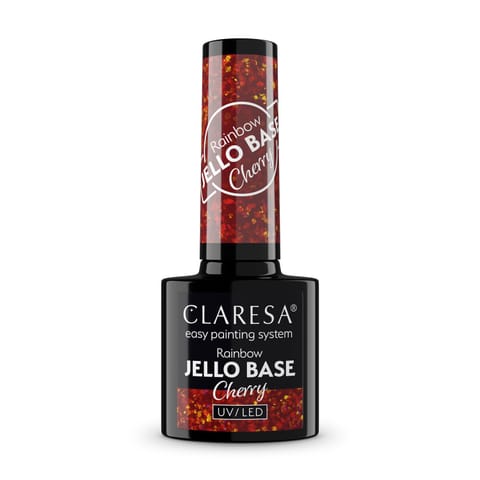 ⁨CLARESA Rainbow Baza hybrydowa - Jello Base Cherry⁩ w sklepie Wasserman.eu