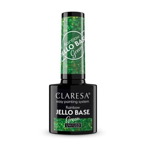 ⁨CLARESA Rainbow Baza hybrydowa - Jello Base Green⁩ w sklepie Wasserman.eu