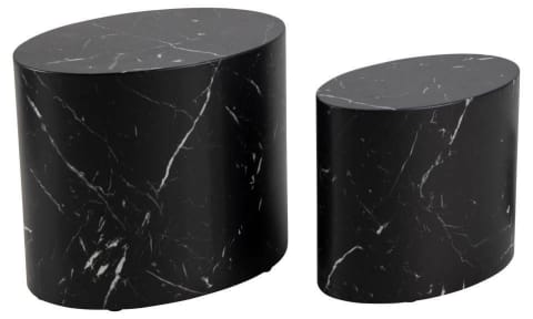 ⁨Zestaw stolików Mice black marble⁩ w sklepie Wasserman.eu