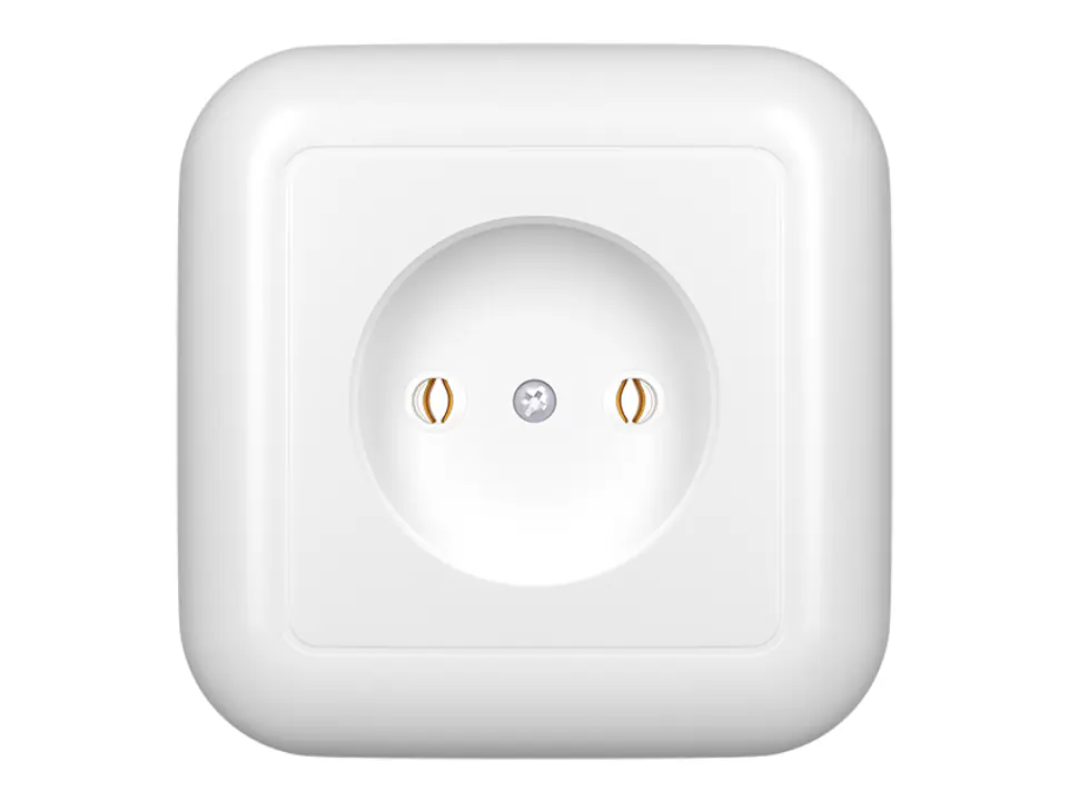 ⁨Single socket p/t PT-15F white⁩ at Wasserman.eu