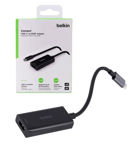 ⁨Adapter Belkin Connect USB-C to HDMI 2.1 Adapter (8K, 4K, HDR compatible)⁩ w sklepie Wasserman.eu