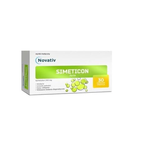 ⁨Novativ Simeticon Forte 30 soft capsules⁩ at Wasserman.eu